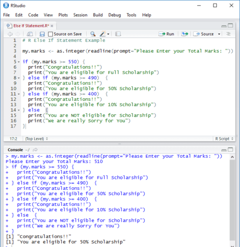 R – If Statement – Shishir Kant Singh